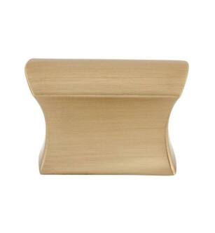 Top Knobs TK551HB Mercer 1 1/2" Zinc Alloy Rectangular Shaped Glacier Cabinet Knob in Honey Bronze