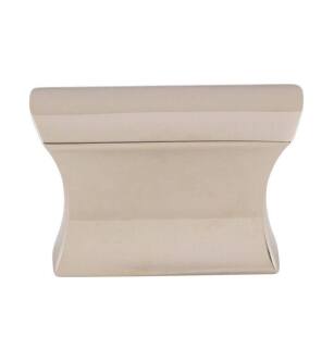 Top Knobs TK551PN Mercer 1 1/2" Zinc Alloy Rectangular Shaped Glacier Cabinet Knob in Polished Nickel