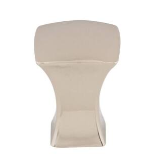 Top Knobs TK550PN Mercer 3/4" Zinc Alloy Square Shaped Glacier Cabinet Knob in Polished Nickel