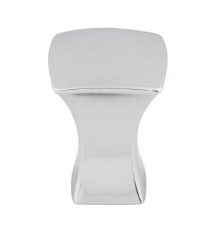 Top Knobs TK550PC Mercer 3/4" Zinc Alloy Square Shaped Glacier Cabinet Knob in Polished Chrome