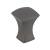 Top Knobs TK550AG Mercer 3/4" Zinc Alloy Square Shaped Glacier Cabinet Knob in Ash Gray