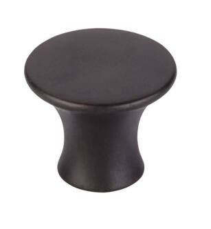 Top Knobs TK592SAB Mercer 1 3/8" Zinc Alloy Round Shaped Oculus Cabinet Knob in Sable