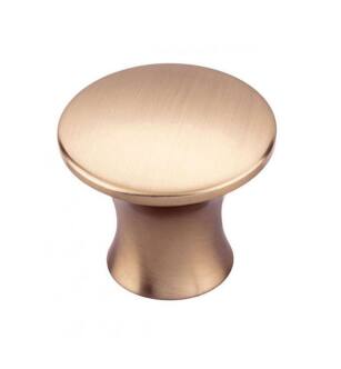 Top Knobs TK592HB Mercer 1 3/8" Zinc Alloy Round Shaped Oculus Cabinet Knob in Honey Bronze