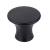 Top Knobs TK592BLK Mercer 1 3/8" Zinc Alloy Round Shaped Oculus Cabinet Knob in Flat Black