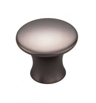 Top Knobs TK592AG Mercer 1 3/8" Zinc Alloy Round Shaped Oculus Cabinet Knob in Ash Gray