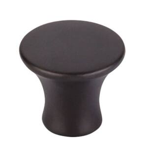 Top Knobs TK591SAB Mercer 1 1/8" Zinc Alloy Round Shaped Oculus Cabinet Knob in Sable