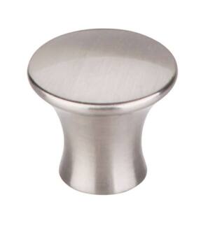 Top Knobs TK591BSN Mercer 1 1/8" Zinc Alloy Round Shaped Oculus Cabinet Knob in Brushed Satin Nickel