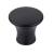 Top Knobs TK591BLK Mercer 1 1/8" Zinc Alloy Round Shaped Oculus Cabinet Knob in Flat Black