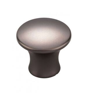 Top Knobs TK591AG Mercer 1 1/8" Zinc Alloy Round Shaped Oculus Cabinet Knob in Ash Gray