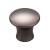 Top Knobs TK591AG Mercer 1 1/8" Zinc Alloy Round Shaped Oculus Cabinet Knob in Ash Gray