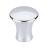 Top Knobs TK590PC Mercer 7/8" Zinc Alloy Round Shaped Oculus Cabinet Knob in Polished Chrome