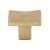 Top Knobs TK560HB Mercer 1 1/4" Zinc Alloy Rectangle Shaped Quilted Cabinet Knob in Honey Bronze