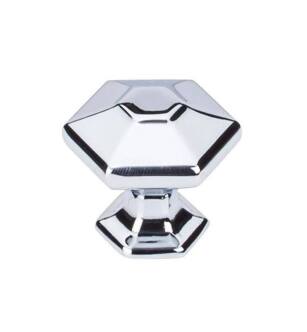 Top Knobs TK712PC Transcend 1 1/8" Zinc Alloy Geometric Shaped Spectrum Cabinet Knob in Polished Chrome