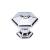 Top Knobs TK712PC Transcend 1 1/8" Zinc Alloy Geometric Shaped Spectrum Cabinet Knob in Polished Chrome