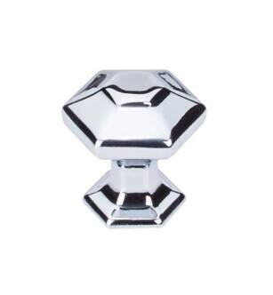 Top Knobs TK711PC Transcend 1" Zinc Alloy Geometric Shaped Spectrum Cabinet Knob in Polished Chrome