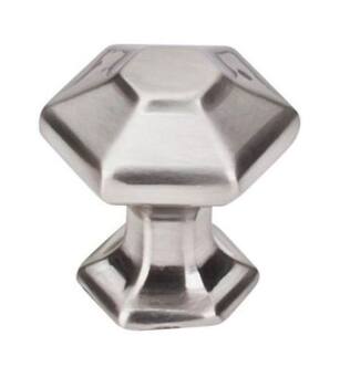 Top Knobs TK711BSN Transcend 1" Zinc Alloy Geometric Shaped Spectrum Cabinet Knob in Brushed Satin Nickel