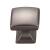 Top Knobs TK721AG Transcend 1 1/8" Zinc Alloy Square Shaped Contour Cabinet Knob in Ash Gray