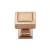 Top Knobs TK701HB Transcend 1 1/8" Zinc Alloy Square Shaped Ascendra Cabinet Knob in Honey Bronze