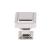 Top Knobs TK701PN Transcend 1 1/8" Zinc Alloy Square Shaped Ascendra Cabinet Knob in Polished Nickel