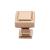 Top Knobs TK700HB Transcend 1" Zinc Alloy Square Shaped Ascendra Cabinet Knob in Honey Bronze