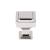 Top Knobs TK700PN Transcend 1" Zinc Alloy Square Shaped Ascendra Cabinet Knob in Polished Nickel