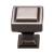 Top Knobs TK700AG Transcend 1" Zinc Alloy Square Shaped Ascendra Cabinet Knob in Ash Gray