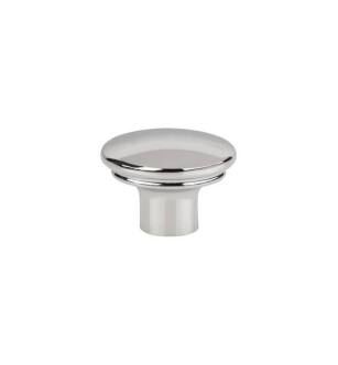 Top Knobs TK3051PC Ellis 1 3/8" Zinc Alloy Oval Shape Julian Cabinet Knob in Polished Chrome