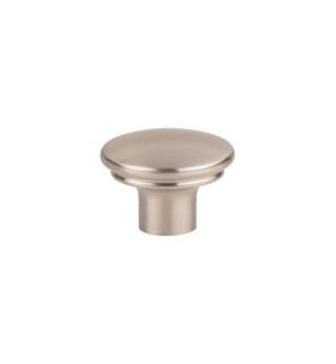 Top Knobs TK3051BSN Ellis 1 3/8" Zinc Alloy Oval Shape Julian Cabinet Knob in Brushed Satin Nickel