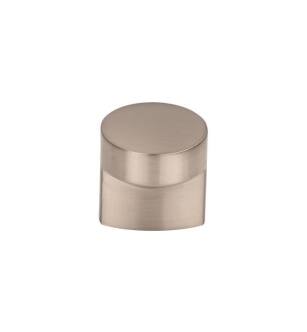 Top Knobs TK3040BSN Ellis 1 1/8" Zinc Alloy Finger Shape Hartridge Cabinet Knob in Brushed Satin Nickel