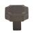 Top Knobs TK3020AG Ellis 1 1/4" Zinc Alloy Geometric Shape Davenport Cabinet Knob in Ash Gray