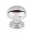 Top Knobs TK3000PC Ellis 1 1/4" Zinc Alloy Round/Mushroom Shape Cabinet Knob in Polished Chrome