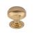 Top Knobs TK3000HB Ellis 1 1/4" Zinc Alloy Round/Mushroom Shape Cabinet Knob in Honey Bronze