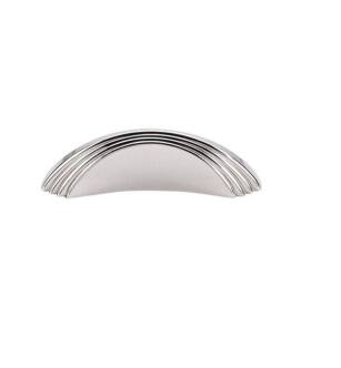 Top Knobs TK212PN Sydney 3 1/4" Zinc Alloy Cup Sydney Flair Cabinet Knob in Polished Nickel