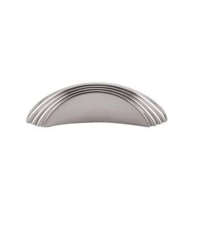 Top Knobs TK212BSN Sydney 3 1/4" Zinc Alloy Cup Sydney Flair Cabinet Knob in Brushed Satin Nickel
