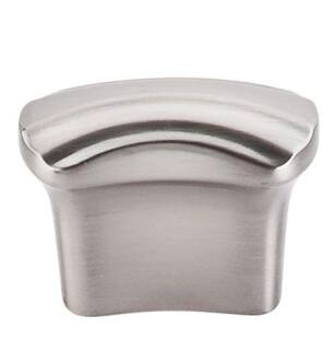 Top Knobs TK220BSN Victoria Falls 1 1/2" Zinc Alloy Rectangular Shaped Victoria Falls Cabinet Knob in Brushed Satin Nickel