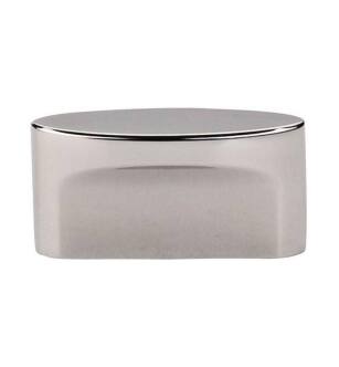 Top Knobs TK74PN Sanctuary 2 1/4" Zinc Alloy Oval Shaped Slot Cabinet Knob in Polished Nickel