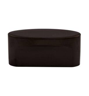Top Knobs TK74ORB Sanctuary 2 1/4" Zinc Alloy Oval Shaped Slot Cabinet Knob in Oil Rubbed Bronze