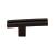 Top Knobs TK82ORB Sanctuary 2 5/8" Zinc Alloy Designer Shaped Inset Rail Cabinet Knob in Oil Rubbed Bronze