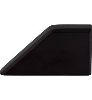 Top Knobs TK13BLK Sanctuary 2" Zinc Alloy Designer Shaped Tapered Cabinet Knob in Flat Black