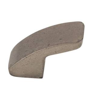 Top Knobs TK52PTA Sanctuary 1 1/4" Zinc Alloy Designer Shaped Thumb Cabinet Knob in Pewter Antique