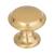 Top Knobs TK1050HB Grace 1 1/4" Zinc Alloy Mushroom Shaped Barrow Cabinet Knob in Honey Bronze