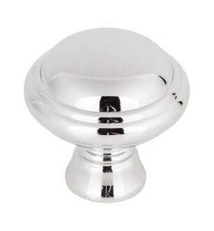 Top Knobs TK1020PC Grace 1 1/4" Zinc Alloy Mushroom Shaped Henderson Cabinet Knob in Polished Chrome