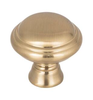 Top Knobs TK1020HB Grace 1 1/4" Zinc Alloy Mushroom Shaped Henderson Cabinet Knob in Honey Bronze
