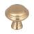 Top Knobs TK1020HB Grace 1 1/4" Zinc Alloy Mushroom Shaped Henderson Cabinet Knob in Honey Bronze