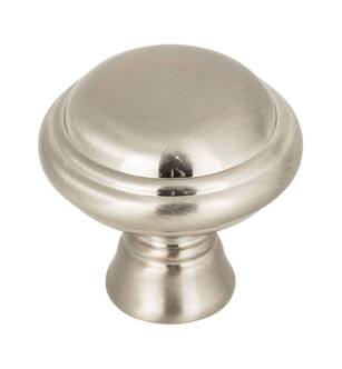 Top Knobs TK1020BSN Grace 1 1/4" Zinc Alloy Mushroom Shaped Henderson Cabinet Knob in Brushed Satin Nickel