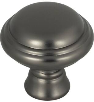 Top Knobs TK1020AG Grace 1 1/4" Zinc Alloy Mushroom Shaped Henderson Cabinet Knob in Ash Gray