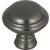 Top Knobs TK1020AG Grace 1 1/4" Zinc Alloy Mushroom Shaped Henderson Cabinet Knob in Ash Gray