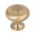 Top Knobs TK1000HB Grace 1 1/4" Zinc Alloy Mushroom Shaped Kent Cabinet Knob in Honey Bronze