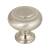 Top Knobs TK1000BSN Grace 1 1/4" Zinc Alloy Mushroom Shaped Kent Cabinet Knob in Brushed Satin Nickel