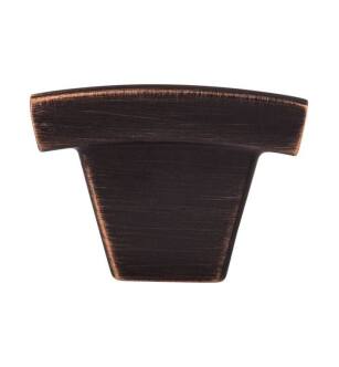 Top Knobs TK1TB Sanctuary 1 1/2" Zinc Alloy Bar Shaped Arched Cabinet Knob in Tuscan Bronze
